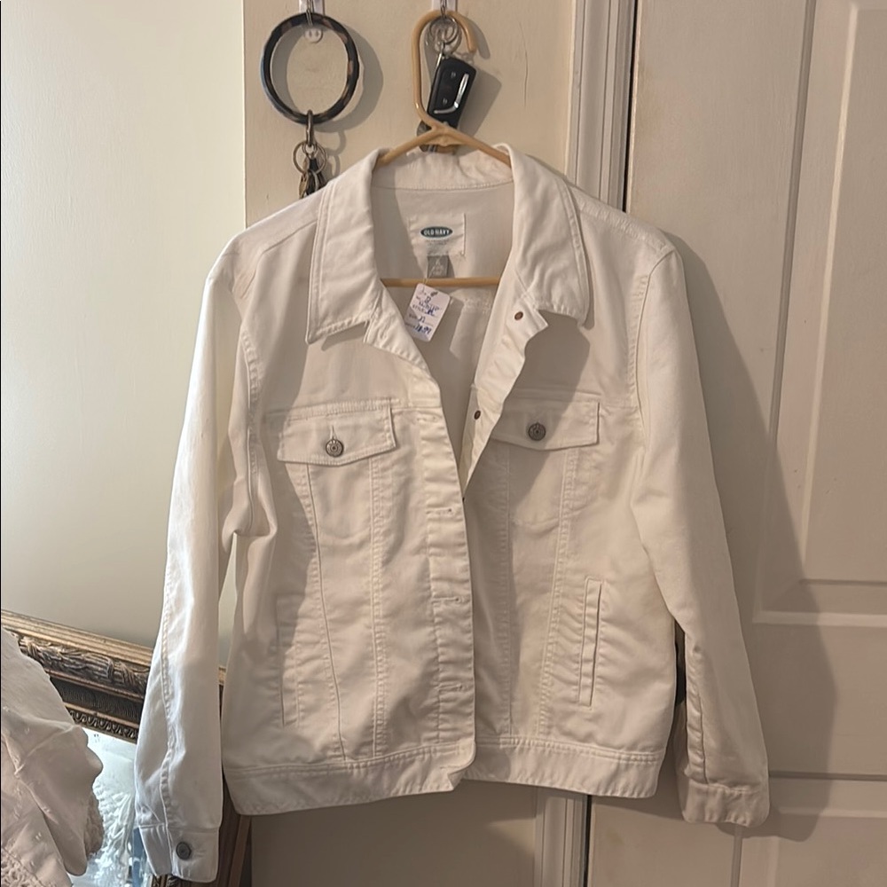 White Denim Jacket